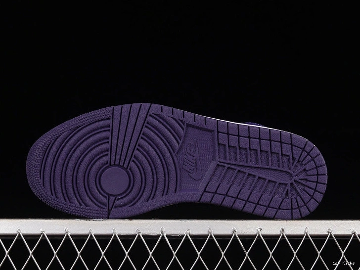 Purple 1 Black - Jordan Mid (Women's) BQ6472-051 0515